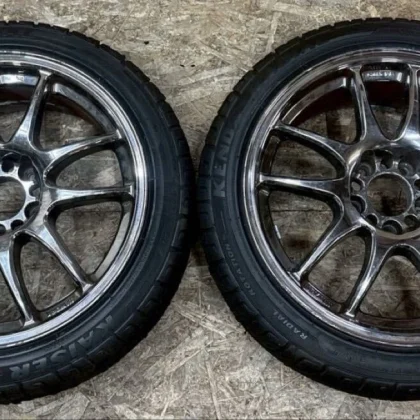 JDM Rare WORK emotion CR KAI 178J+25 PCD114.3 5-hole 5H Discontinued C No Tires