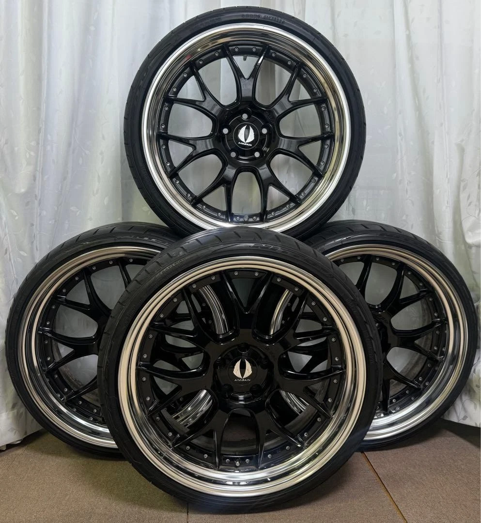JDM 21-inch Aimgain G2M Wheel and Tire Set 245/40R21x4Book No Tires