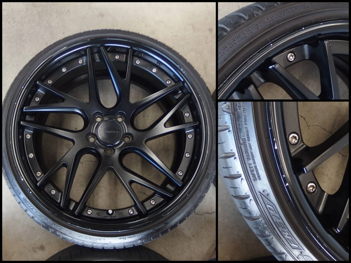 JDM WORK GNOSIS CVX 8.5Jx20+32/9.5Jx20+36 112-5H tires + FALKEN AZENIS No Tires - Image 4
