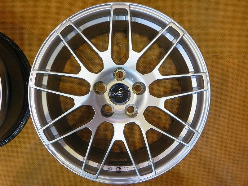 JDM Set of 4 Weds Delmore LC.S Wheels with Toyota Flat Seat Nuts 198J+ No Tires - Image 5