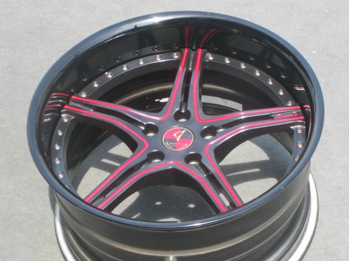 JDM Out of print 3-piece forging. Over ¥800000. Abflug Prism III 9J 10 No Tires - Image 3