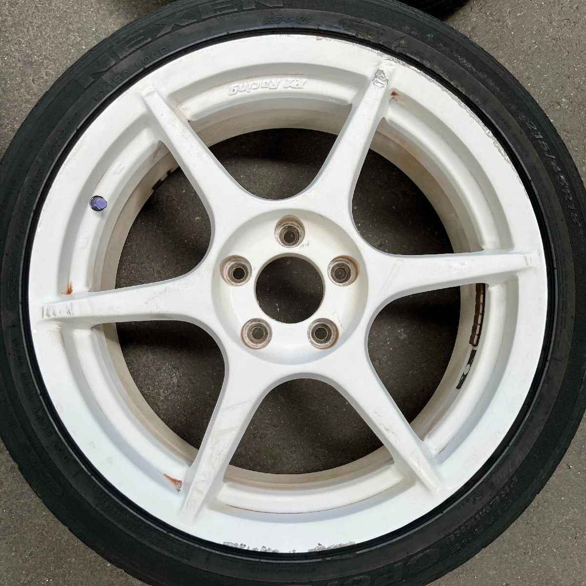 JDM Aftermarket wheels with tires: P1 RACING bar D-Club P1 Racing repa No Tires - Image 5