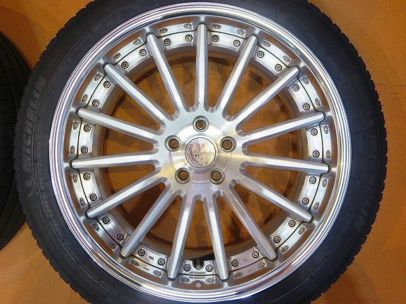 JDM Set of 4 WORK Gnosis GR201 Michelin 245/45R20 tires 209J +35/+25 P No Tires - Image 5