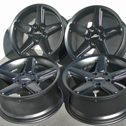 JDM Matt Black AC Schnitzer 8J +38 PCD120-5H Wheels for BMW E36 E46 Z3 No Tires