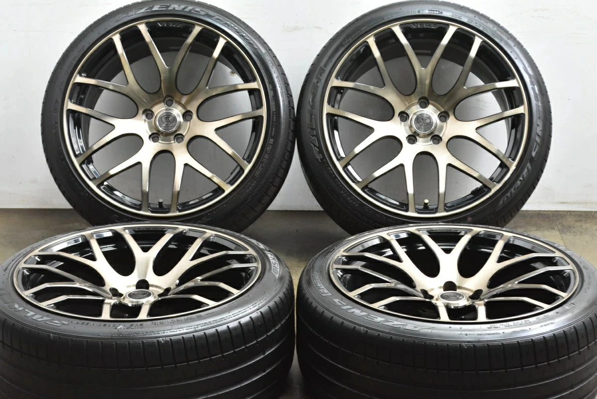 JDM Used 4-Book Set: 209.5J x 20+30 PCD 114.3 245/40ZR20 99Y with Falk No Tires - Image 2