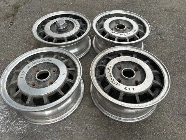 JDM 117 Coupe genuine aluminum wheels 4-book set 5Jx13 +33 PCD114.3 ol No Tires - Image 2