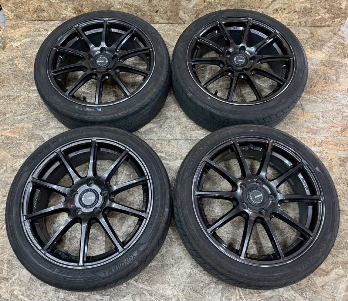 JDM Rare RAYS Gravillage ITS 57TRANSCEND 177J+50 PCD114.3 5-hole 5H Sw No Tires