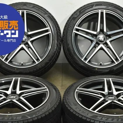 JDM Used BADX 4-Book Wheel Set 177.5J x 17 +51 PCD 112 225/45R17 91Q w No Tires