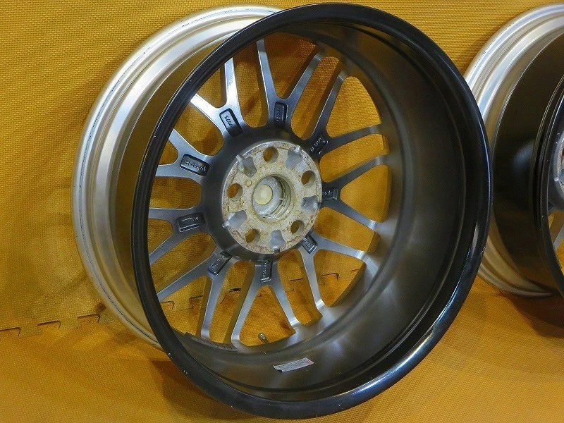 JDM Set of 4 Weds Delmore LC.S Wheels with Toyota Flat Seat Nuts 198J+ No Tires - Image 6