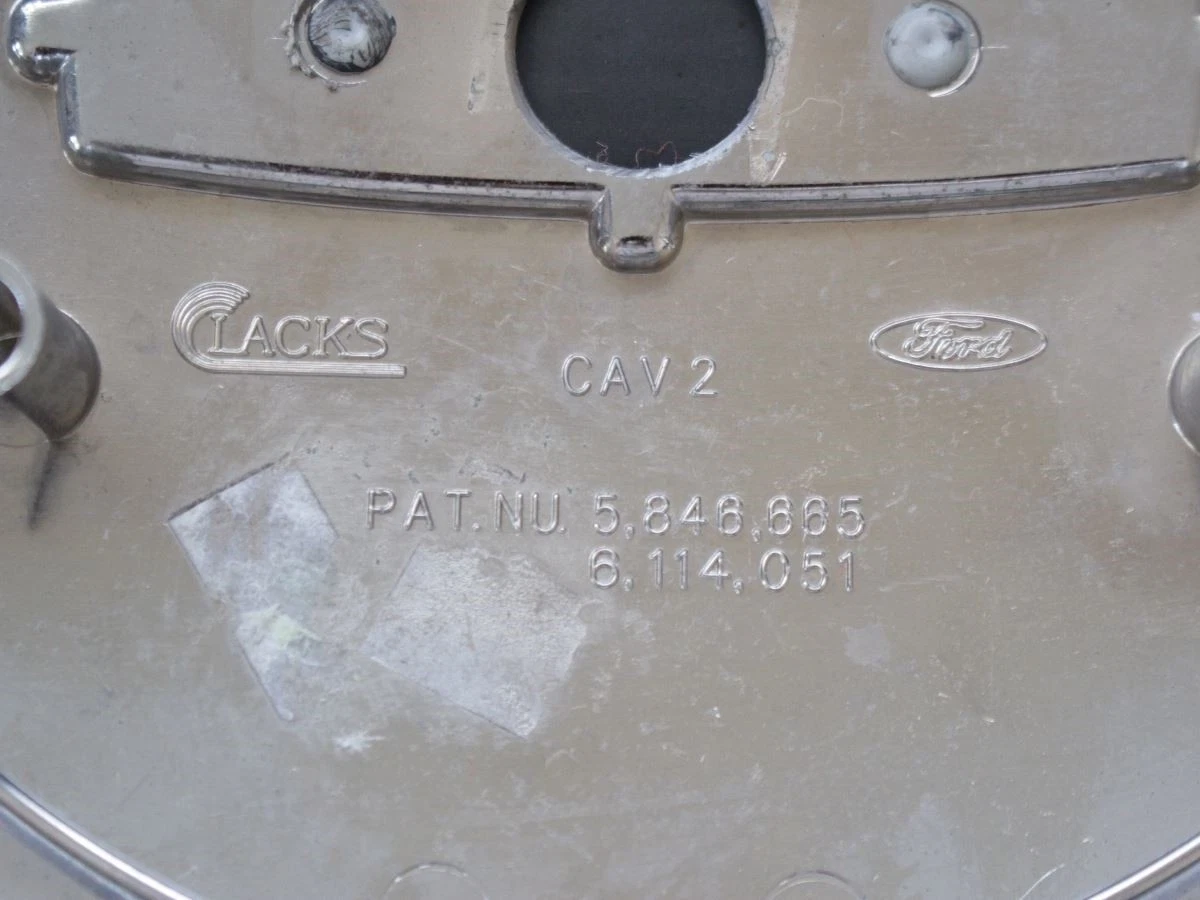 JDM 1 sheet genuine Lincoln used wheel center cap center cover emblem No Tires - Image 6