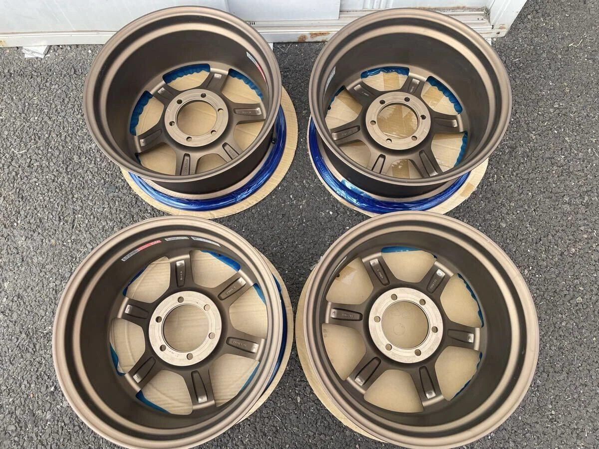 JDM Almost RAYS Volk Racing TE37SB 1885+22 6-139.7 with center cap Hia No Tires - Image 2