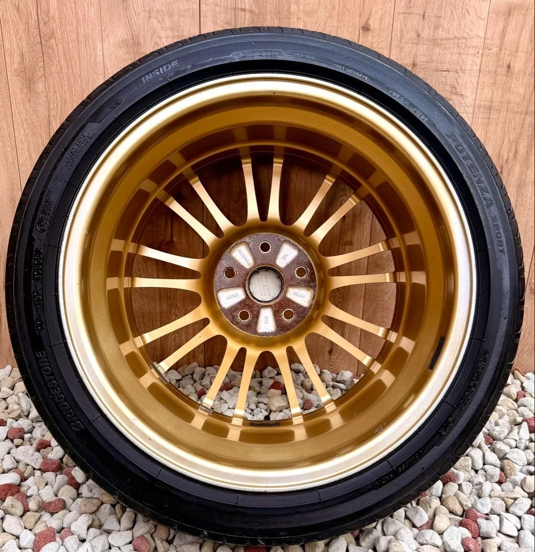 JDM BBSforgingsubaru WRX STI genuine 188.5JPCD114.3 No Tires - Image 9