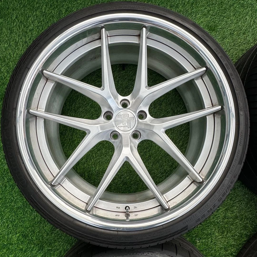 JDM T&T FORGED PCD114.3 maserati ferrari 22forging No Tires - Image 5