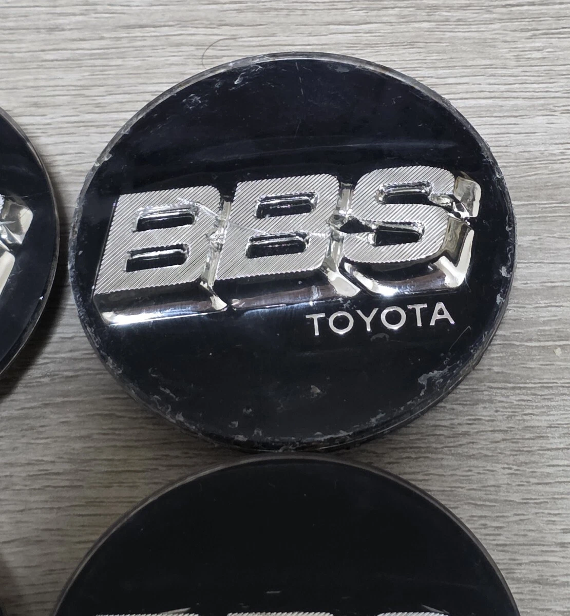 JDM Rare Toyota Genuine BBS Center Caps 70mm for RF LM RG-F RE-L RE-L2 No Tires - Image 3