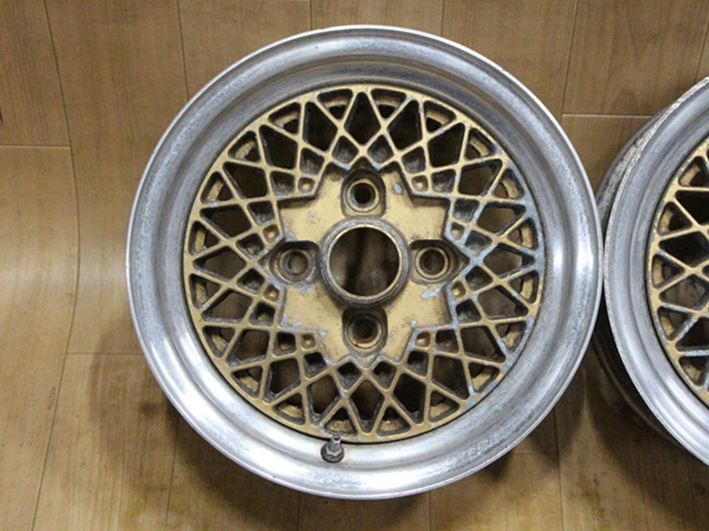 JDM B744 Deep Rim Out of Production Rare Mesh Old Car RAYS VOLK-2 VOLK No Tires - Image 2