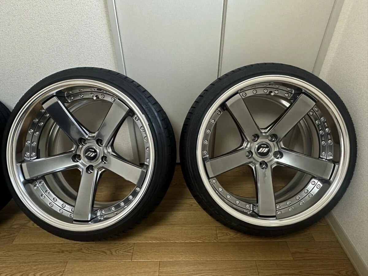 JDM WORK Geist BST2 Back Label 19-inch WORK No Tires - Image 3