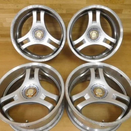 JDM SUPER ADVAN SA3R 4Wheels no tires 18x9+22 5x114.3