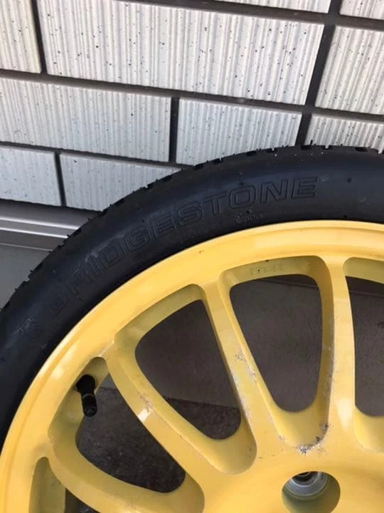 JDM Rare FD3S spare tire and Enkei wheels No Tires - Image 2