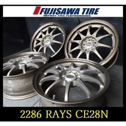 JDM 2286 T01105095 RAYS CE28N 16x7JJ 5-hole PCD100 +48 4-hole RA No Tires