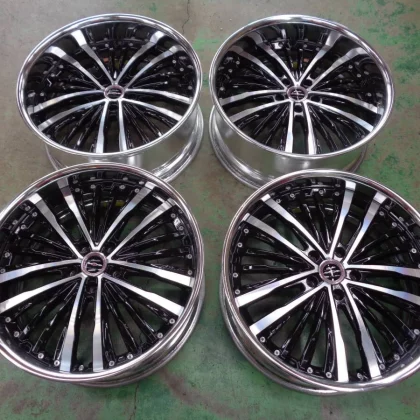 JDM Deep Rim KYOHO AME Sharen XR-75 4-Piece Set 8.5J+33 8.5J+18 for Al No Tires