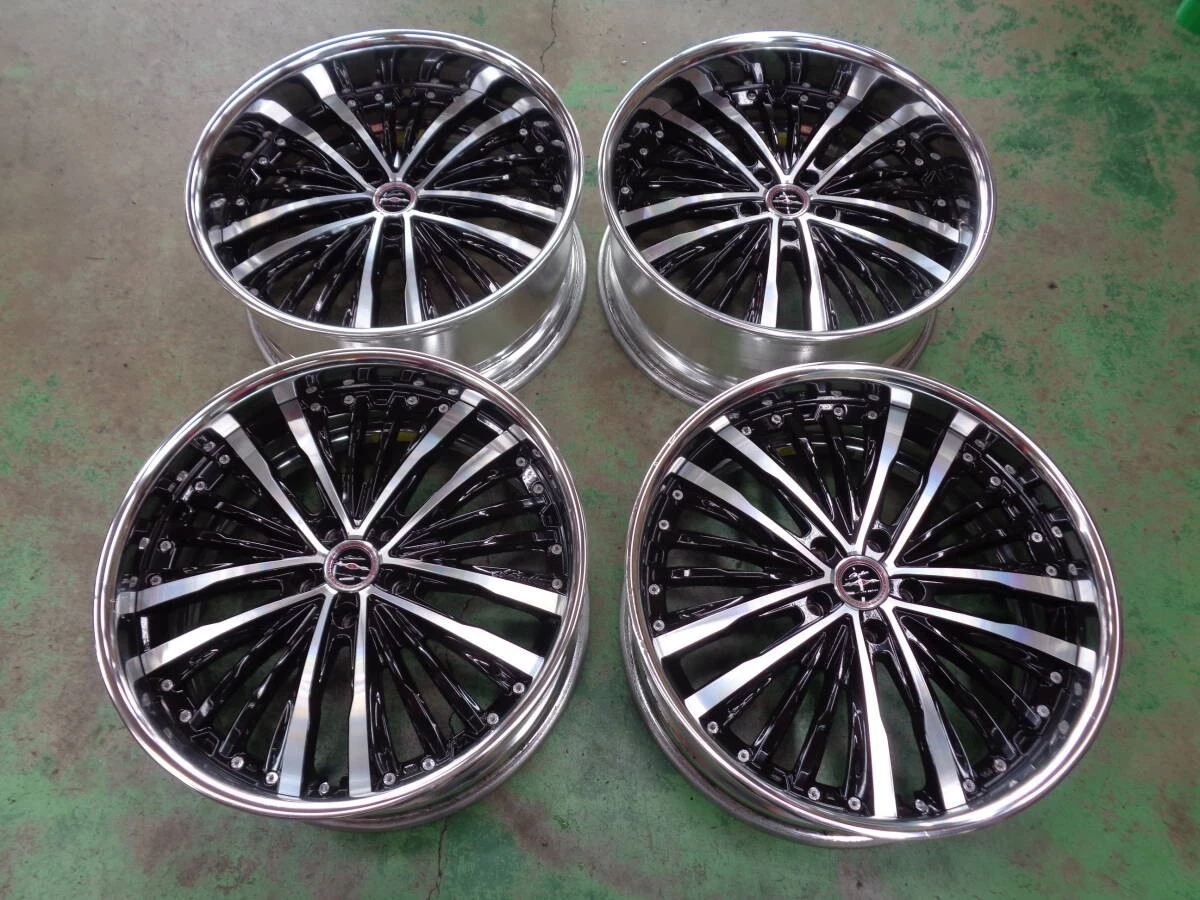 JDM Deep Rim KYOHO AME Sharen XR-75 4-Piece Set 8.5J+33 8.5J+18 for Al No Tires