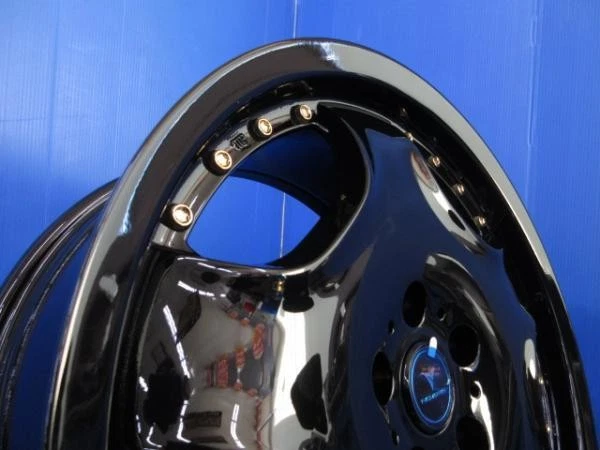 JDM Crown Harrier/Alphard 4-Book Set Display Item WEDS Dish Aluminum W No Tires - Image 4