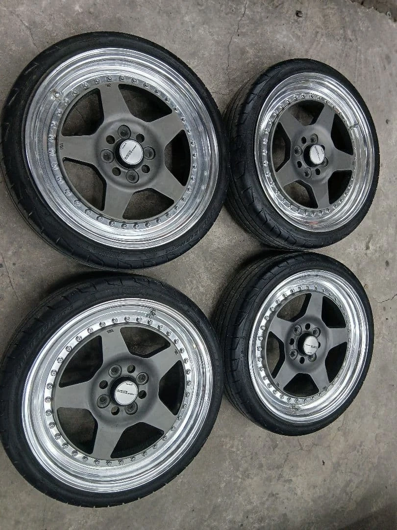 JDM Work Meister CR01 16-inch 4-hole PCD100 5.5J +26 No Tires