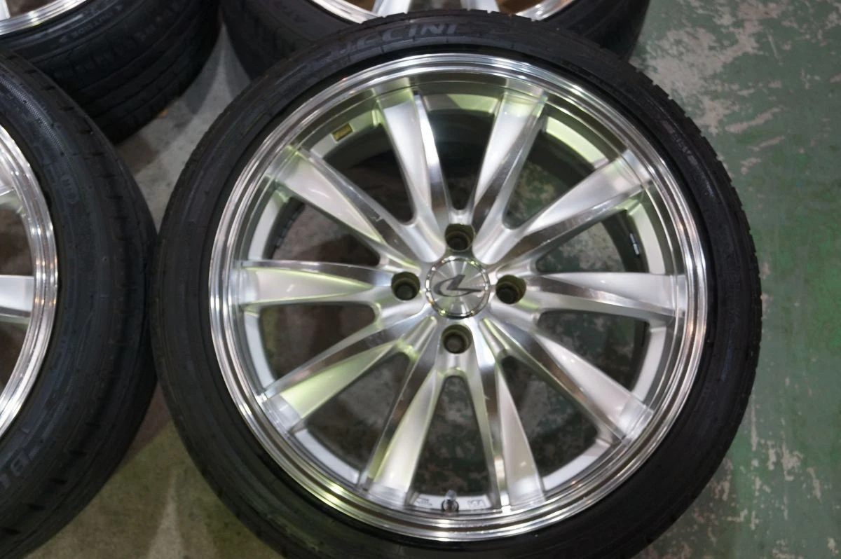JDM A Delivery 2013 Leonis CX 17 deep rims 4H100 7J+45 195/45R17 for F No Tires - Image 2