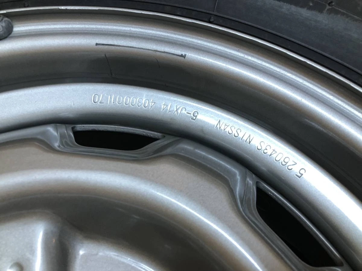 JDM Superb NISSAN DR30 R30 Skyline Genuine 145J Steel Wheel Ring Rim C No Tires - Image 9