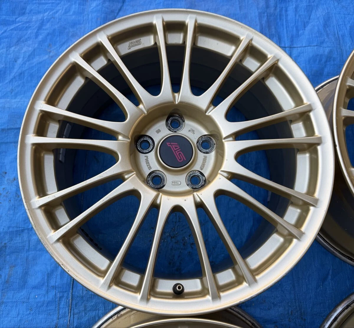 JDM Rare Impreza WRX STI genuine BBS RV739 forged wheels 18 8.5J +55 1 No Tires - Image 4