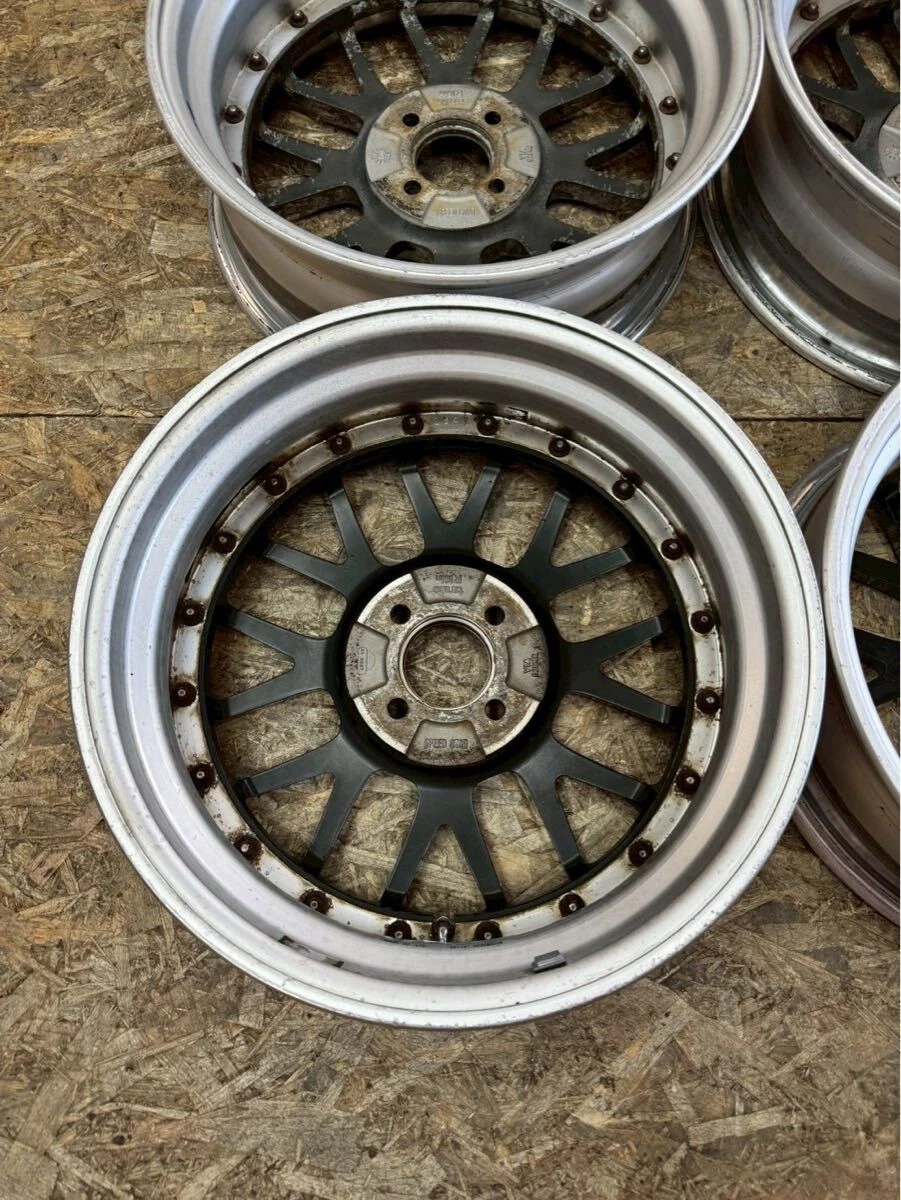 JDM Rare SSR MS1 165.5J+45 6J+39 PCD100 4-hole 4H Alto Mira Move aqua No Tires - Image 7