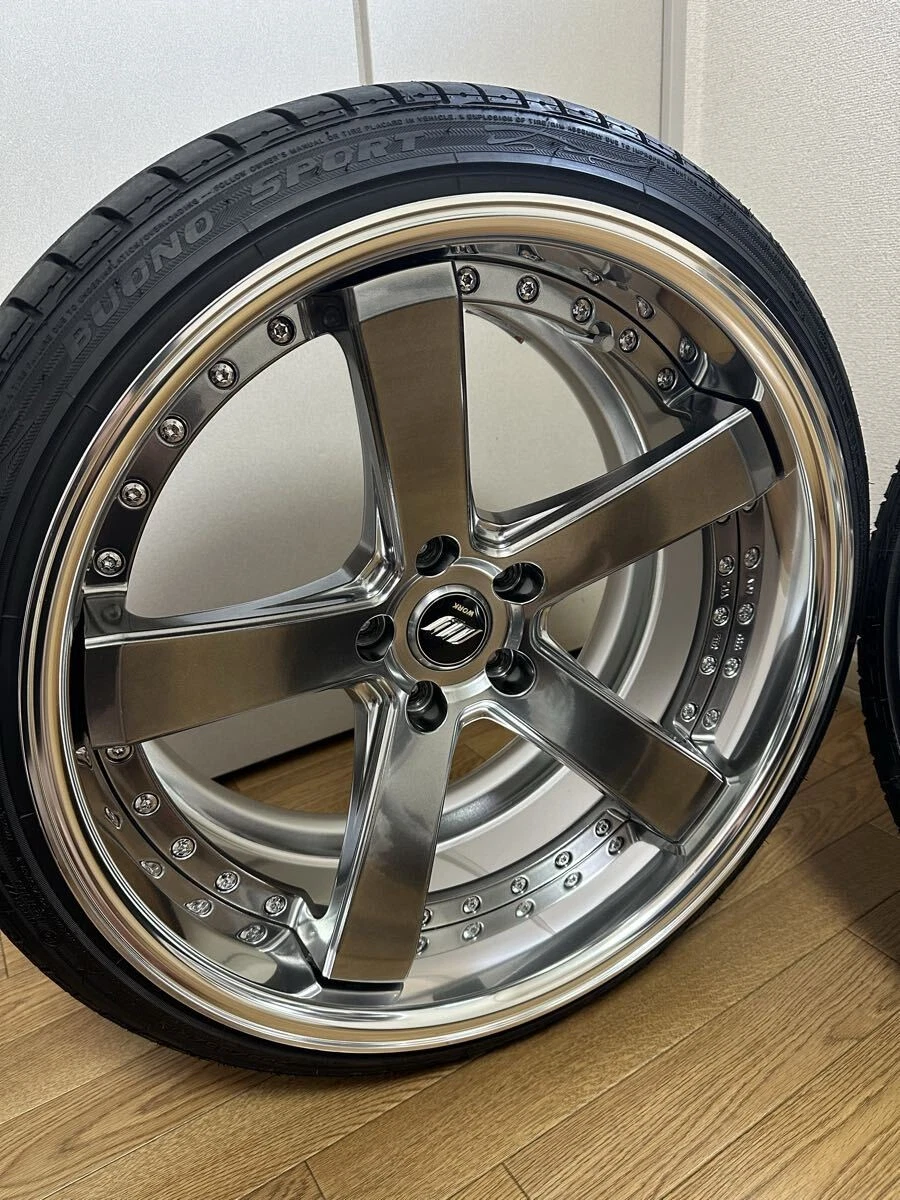 JDM WORK Geist BST2 Back Label 19-inch WORK No Tires - Image 8