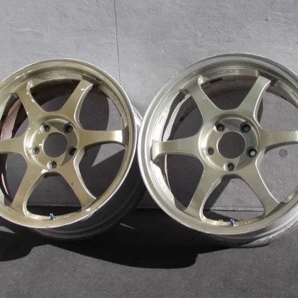 JDM Lightweight SSR type C 7.5J +48 114.3-5H 2-Book Deep Rim Wheels fo No Tires