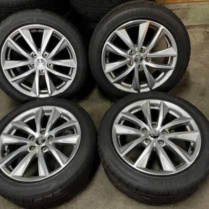 JDM Genuine Nissan Skyline wheels 17-inch BS Nextry Ecopia tires 215/5 No Tires