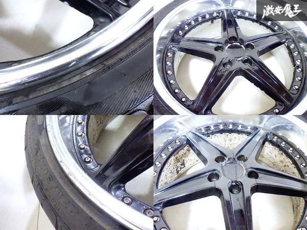 JDM EUROX 199J 10J +24 PCD114.3 5H 5-lug wheels 4-pack for Z33 Z34 Fai No Tires - Image 8