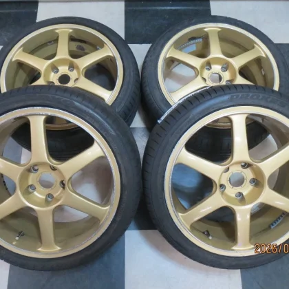 JDM YOKOHAMA AVS Model6 18JZX100 8J +40 / 9J +45 5H114.3 Used 23.24 ye No Tires