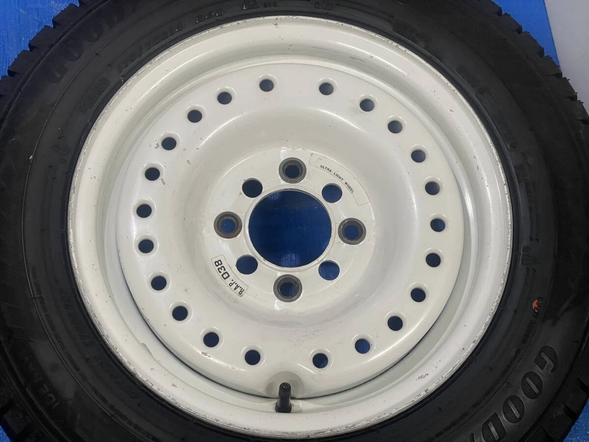 JDM Rare BS Bridgestone SUPER RAP Super Wrap 14_6J+35_114.3/4 White St No Tires - Image 5