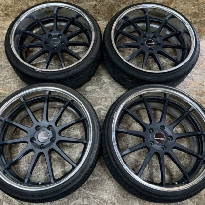 JDM Rare SSR Executor EX04 2010J+23 PCD114.3 5-hole 5H deep rim crown No Tires