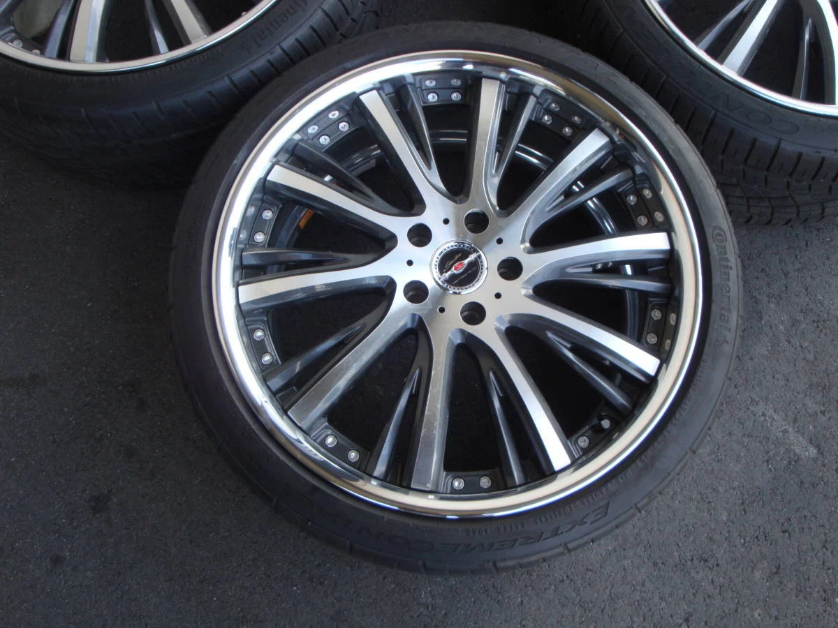 JDM For Alphard Vellfire etc. AME Charen 20 inch + ContinentalEXTREME No Tires - Image 4