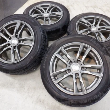 JDM S-Supplied Kelleners Sports Kelleners Jr E5 16 5H120 7J+38 Pirelli No Tires