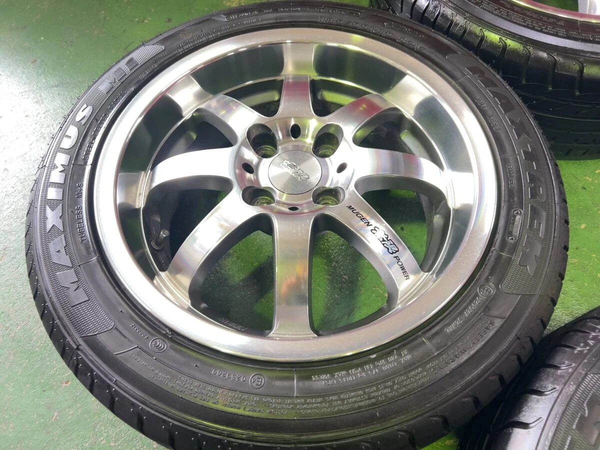 JDM DEEPSRACING Nothing Limited Mugen NR 156.5J +45 PCD100 4-Pack Set No Tires - Image 6