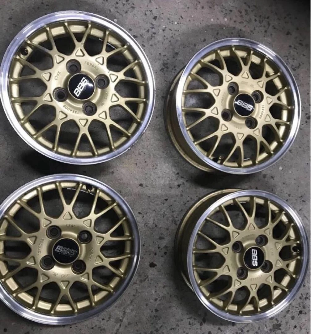 JDM FORGED Subaru Vivio genuine BBS forging wheels 13 inch Sunbar etc. No Tires