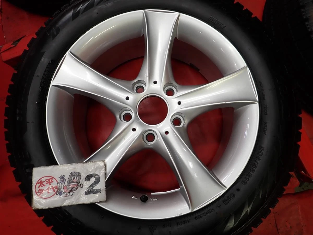 JDM 4-Pack Set for BMW Bridgestone BS Bridgestone VRX2 205/55R16 91Q A No Tires - Image 6