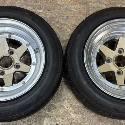 JDM Rare Longchamp XR-4 147J+10 PCD 114.3 4-hole 4H deep rim for AE86 No Tires
