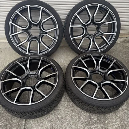 JDM RAYS Gram Lights AZURE 57ANA-X 8J-20 +32 6H139.7 Super Dark Gunmet No Tires