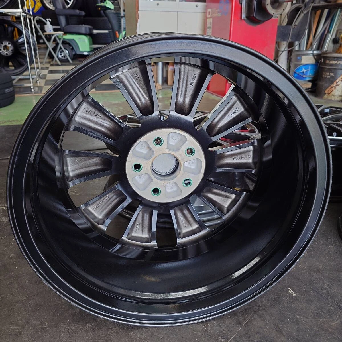 JDM Subaru Levorg STi genuine 18-inch 7.5J IS55 PCD114.3-5H wheels. De No Tires - Image 10