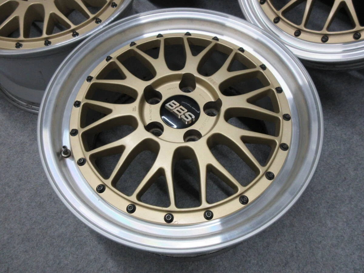 JDM No. 3 Popular Gold BBS LM 17 Supra Crown Mark II Altezza Subaru Le No Tires - Image 7