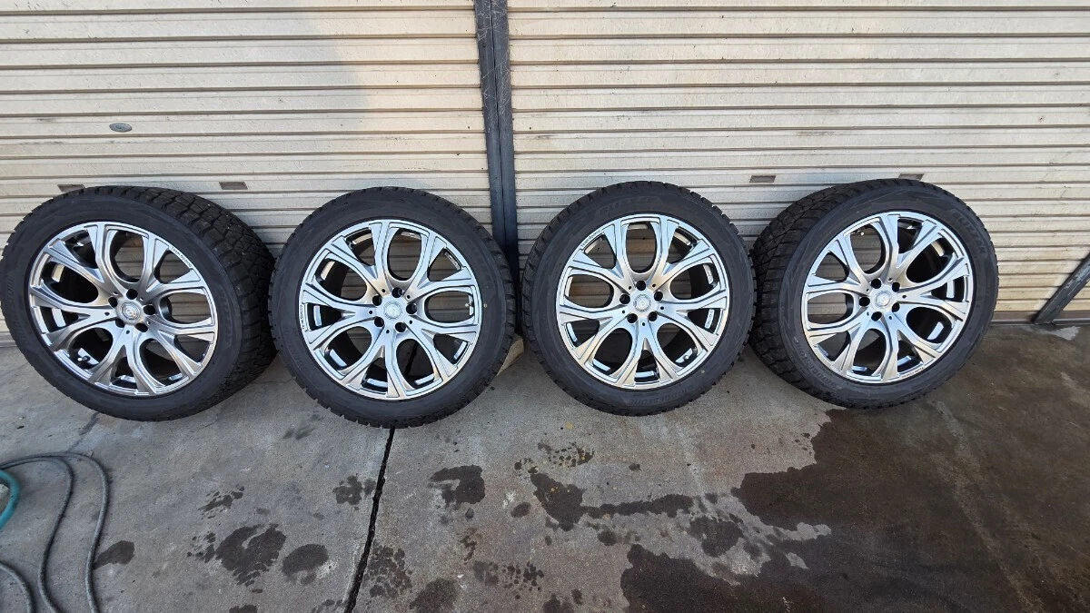 JDM BMW X5 Wheel Set: Bridgestone DM-V2 275/45R20 2023 Sparco 20-inch No Tires
