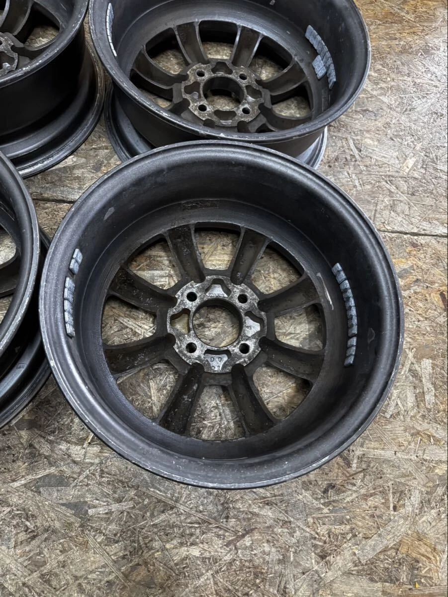 JDM Rare Watanabe Eight-Spoke F8FS 146J+40? PCD100 4-Hole 4H Used Ligh No Tires - Image 10