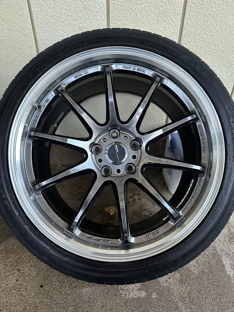 JDM 19 Wheel 4-Book Set WORK EMOTION ZR10 No Tires - Image 6